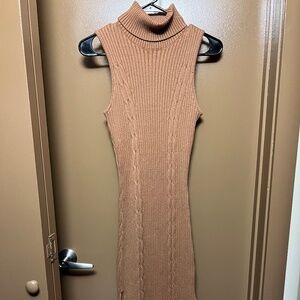 Bebe Sweater Turtleneck Dress